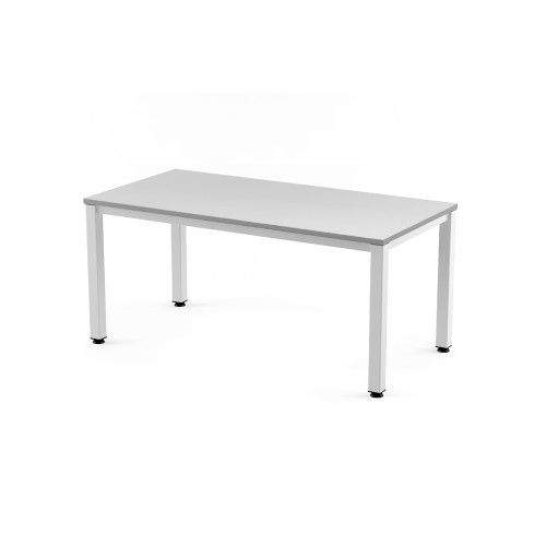 ROCADA - MESA EXECUTIVE 140x80 ESTRUCTURA BLANCO TABLERO MELAMINA GRIS (Ref.2001AM02)
