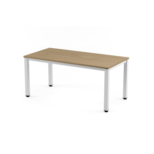 ROCADA - MESA EXECUTIVE 140x80 ESTRUCTURA BLANCO TABLERO MELAMINA ROBLE (Ref.2001AM08)