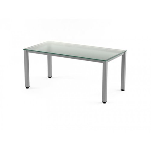 ROCADA - MESA EXECUTIVE 160x80 ESTRUCTURA ALUMINIO TABLERO CRISTAL (Ref.2002AD05)
