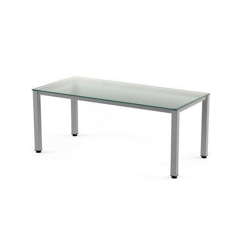 ROCADA - MESA EXECUTIVE 180x80 ESTRUCTURA ALUMINIO TABLERO CRISTAL (Ref.2003AD05)