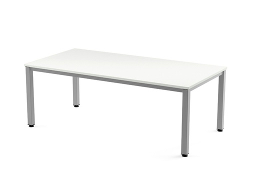 ROCADA - MESA EXECUTIVE 200x100 ESTRUCTURA ALUMINIO TABLERO MELAMINA BLANCO (Ref.2005AD04)