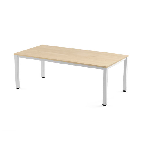 ROCADA - MESA EXECUTIVE 200x100 ESTRUCTURA BLANCO TABLERO MELAMINA HAYA (Ref.2005AM01)