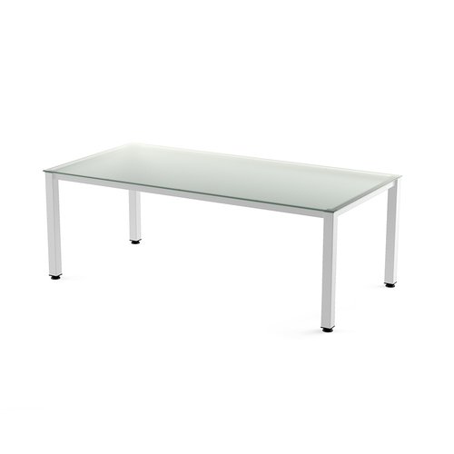 ROCADA - MESA EXECUTIVE 200x100 ESTRUCTURA BLANCOTABLERO CRISTAL (Ref.2005AM05)
