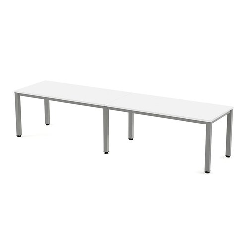 ROCADA - MESA EXECUTIVE 360x80 ESTRUCTURA ALUMINIO TABLERO MELAMINA BLANCO (Ref.2210AD04)