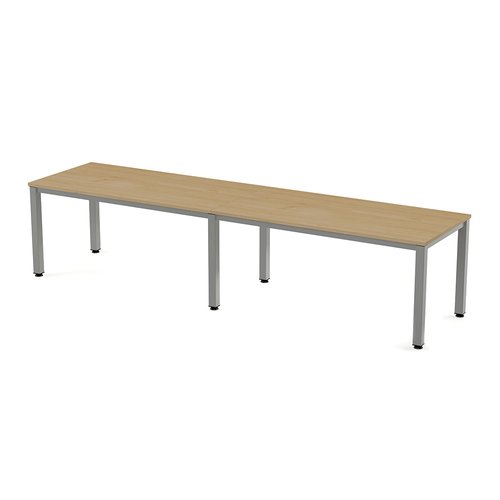 ROCADA - MESA EXECUTIVE 360x80 ESTRUCTURA ALUMINIO TABLERO MELAMINA ROBLE (Ref.2210AD08)