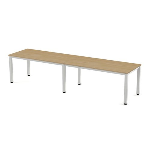 ROCADA - MESA EXECUTIVE 360x80 ESTRUCTURA BLANCO TABLERO MELAMINA ROBLE (Ref.2210AM08)