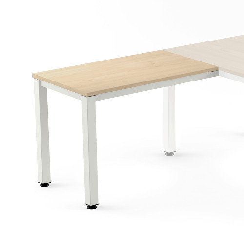 ROCADA - MESA EXECUTIVE ALA 100x60 ESTRUCTURA BLANCO TABLERO MELAMINA HAYA (Ref.2107AM01)
