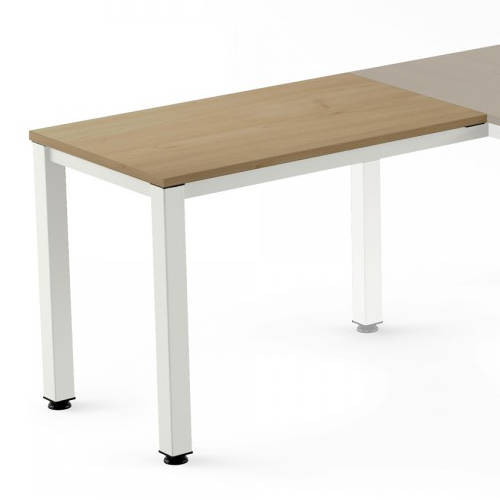 ROCADA - MESA EXECUTIVE ALA 100x60 ESTRUCTURA BLANCO TABLERO MELAMINA ROBLE (Ref.2107AM08)