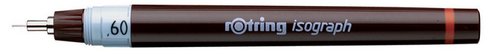 ROTRING - ESTILÓGRAFO ISOGRAPH 0,60MM TINTA CHINA NEGRA (Ref.1903493)