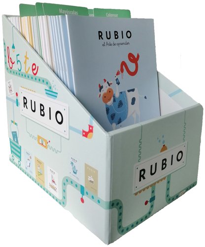 RUBIO - CUADERNO A4 EXPOSITOR de 48
contenido:
12 uds.ORTOGRAFIA
12 uds.COMPETENCIA MATEMATICA
12 uds.in ENGLISH
 8 uds.MAYUSCULAS
 4 uds.COLOREAR (Ref.138575)