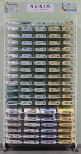 RUBIO - CUADERNO EXPOSITOR de PARED SURTIDO DE 1.485 UD. 
