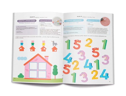 RUBIO - CUADERNO HABILIDADES MATEMATICAS + 3 AÑOS (Ref.HM3)