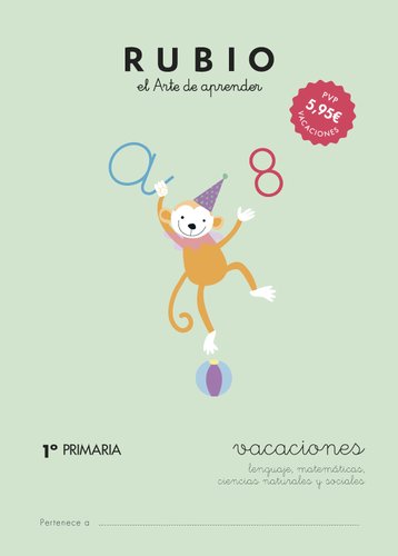 RUBIO - CUADERNO VACACIONES 1º PRIMARIA (Ref.VAC1P)