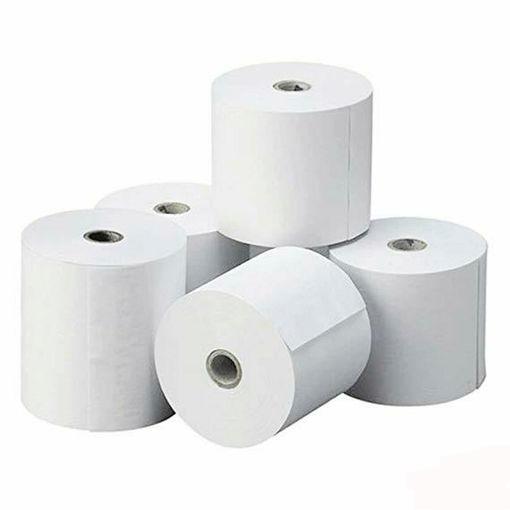 RUIFERPA - ROLLO DE PAPEL TERMICO IMPRESORA TICKET 80X80 sin parabenos ni bisfenol blíster de 8 unidades (Ref.8080T1)