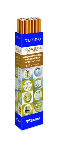 SADIPAL - PAPEL EMB.KRAFT SADIP.ORO 1x3 EXP.25 (Ref.S0310003)