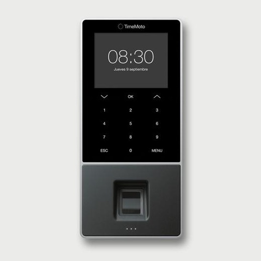 SAFESCAN - TM-828 SC Negro Huella dactilar, Contraseña, Tarjeta de proximidad, Tarjeta inteligente CC TFT Ethernet (Ref.125-0636)