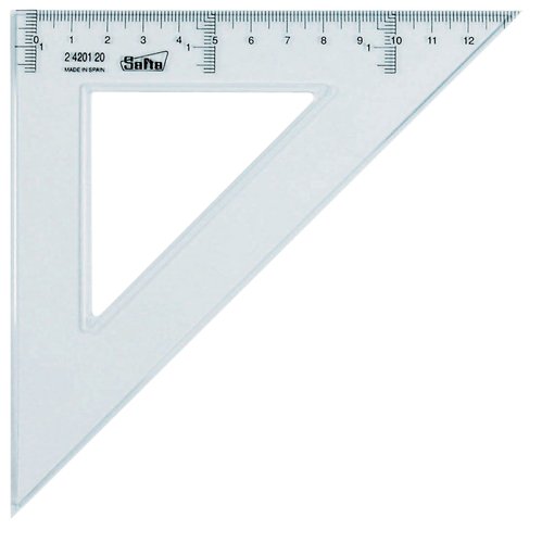 SAFTA - ESCUADRA CRISTAL 20 CENTIMETROS (Ref.4201920)