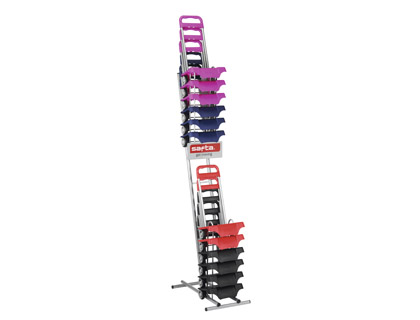 SAFTA - EXPOSITOR 12 CARROS PORTAMOCHILAS MOD.905 TROLLEYS COLORES SURTIDOS (Ref.641074905)