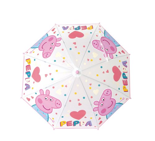 SAFTA - PARAGUAS MANUAL 46CM PEPPA PIG "HAVING FUN" (Ref.322272119)