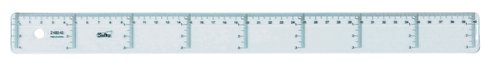 SAFTA - REGLA CRISTAL 40 CENTIMETROS (Ref.400940)