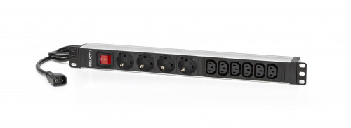 SALICRU - Regleta SPS PDU - Unidad de distribución de energía (SPS 4F+6F PDU SCH+C13/C14) (Ref.680CA000006)