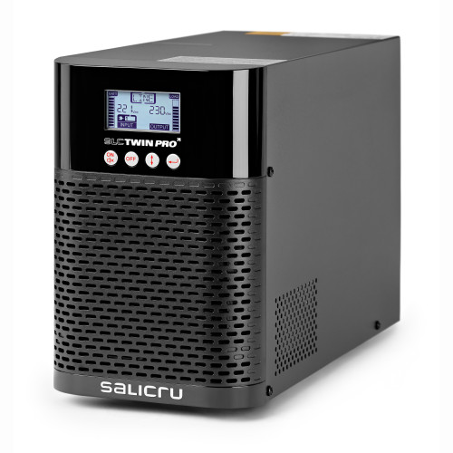 SALICRU - SLC 1000 TWIN PRO2 – Sistema de Alimentación Ininterrumpida (SAI/UPS) de 1000 VA On-line doble conversión (Ref.699CA000003)