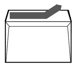 SAM - CAJA 250 SOBRES COMERCIAL AUTO (120X176) AUTOADHESIVO CON TIRA DE SILICONA BLANCO VERJURADO 120 GRS. (Ref.210588)