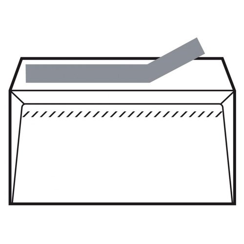 SAM - SOBRE 120x176 BLANCO 90g OPEN (SILICONA) PAQUETE de 25 (Ref.PQ.25 OPEN 176)