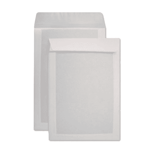 SAM - SOBRE-BOLSA DORSO CARTON 260x360 BLANCO 90g (SILICONA) CAJA de 125 (Ref.CARTO 260)