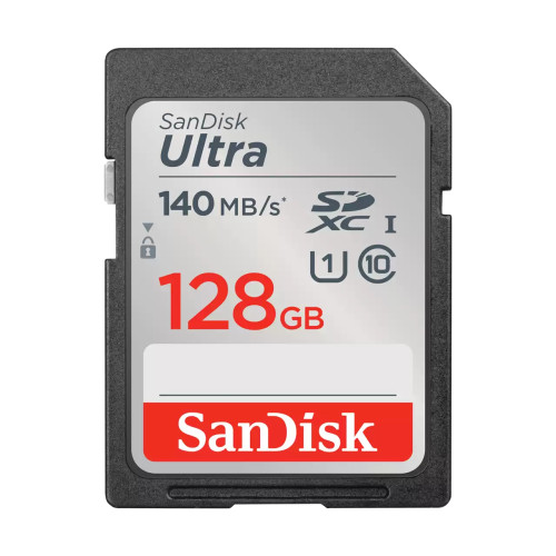 SANDISK - Ultra 128GB SDXC Memory Card 120MB/s (Canon L.P.I. 0,24€ Incluido) (Ref.SDSDUNB-128G-GN6IN)