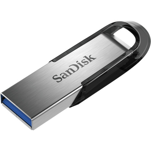 SANDISK - Ultra Flair unidad flash USB 256 GB USB tipo A 3.2 Gen 1 (3.1 Gen 1) Negro, Plata (Canon L.P.I. 0,24€ Incluido) (Ref.SDCZ73-256G-G46)