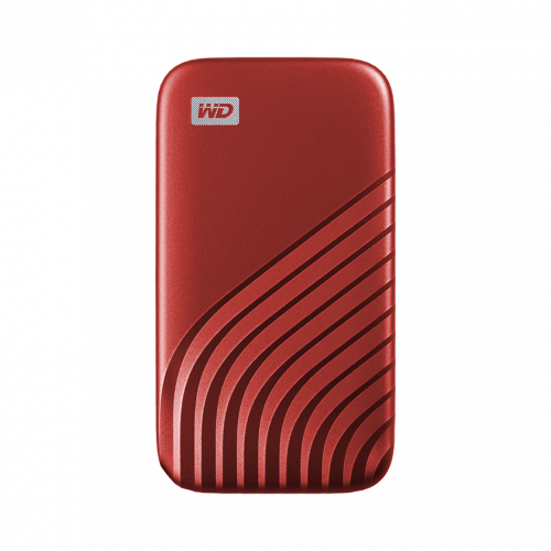 SANDISK - Western Digital My Passport 1000 GB Rojo (Canon L.P.I. 6,45€ Incluido) (Ref.WDBAGF0010BRD-WESN)