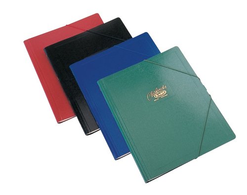 SARO - CARPETA CLASIFICADORA CARTON GOFRADO Nº10 Fº PROL.12 DPTOS.con GOMAS AZUL (Ref.30 AZUL)