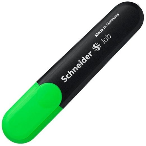 SCHNEIDER - MARCADOR JOB RECARGABLE FLUORESCENTE VERDE -10U- (Ref.SH1504)
