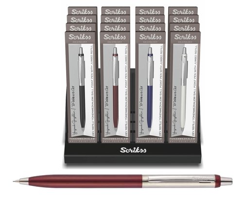 SCRIKSS - BOLIGRAFO VINTAGE 51 SURTIDO EXPOSITOR de 16 (4 colores) (Ref.66512)