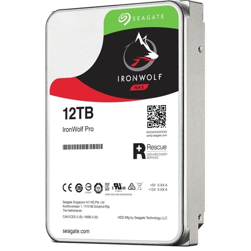 SEAGATE - IronWolf NAS 12TB 3.5" SATA3 (Canon L.P.I. 5,45€ Incluido) (Ref.ST12000VN0008)