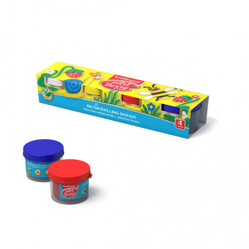 SET MASA PARA MODELAR BIO CON ALOE VERA 4 COLORES POR 35G ARTBERRY (Ref.41769)