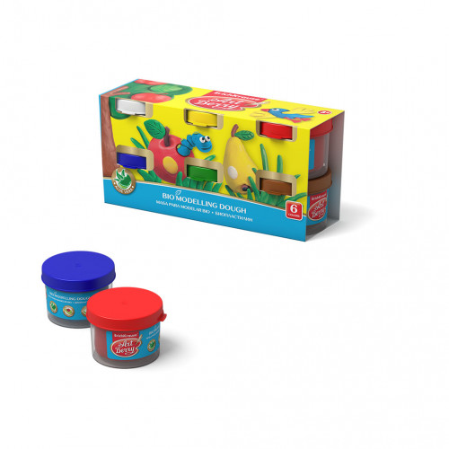 SET MASA PARA MODELAR BIO CON ALOE VERA 6 COLORES POR 35G ARTBERRY (Ref.41770)