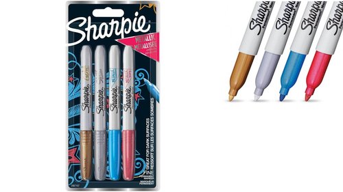 SHARPIE - METÁLICO BL4 ROTULADORES PERMANENTES FINE SURTIDOS BLISTER -4U- (Ref.2067107)