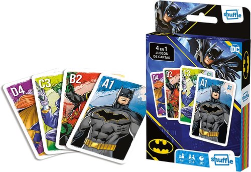 SHUFFLE - BARAJA INFANTIL 4 EN 1 BATMAN +4 AÑOS (Ref.10028047/108614798)