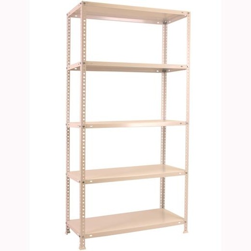 SIMONRACK - KIT ADVANTAGE MINI 5/400 ESTANTERÍA METÁLICA TORNILLOS 5 BALDAS/75KG 180X80X40CM BLANCO (Ref.202100000000000)