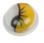 SMART - OJOS MOVILES FIXO KIDS AMARILLO 10 mm. PACK de 50 (Ref.3044AM/68011100)