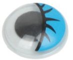 SMART - OJOS MOVILES FIXO KIDS AZUL 15 mm. PACK de 30 (Ref.3046AZ/68012000)