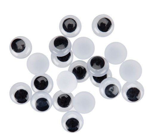 SMART - OJOS MOVILES FIXO KIDS REDONDOS 4 mm. NEGRO PACK de 100 (Ref.68009800)