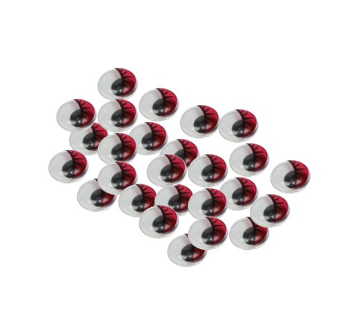 SMART - OJOS MOVILES FIXO KIDS ROJO 12 mm. PACK de 40 (Ref.3045RO/68011700)