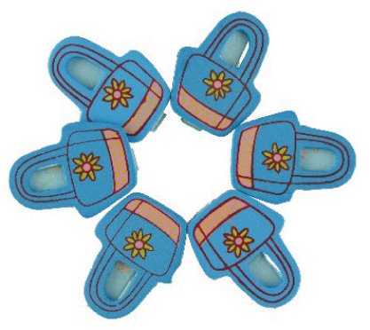 SMART - PINZAS FIXO KIDS MADERA BOLSOS PACK de 6 (Ref.68006600)