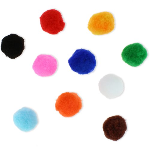 SMART - POM POM COLORES 5 cm. SURTIDOS PACK de 52 (Ref.3049/68012800)