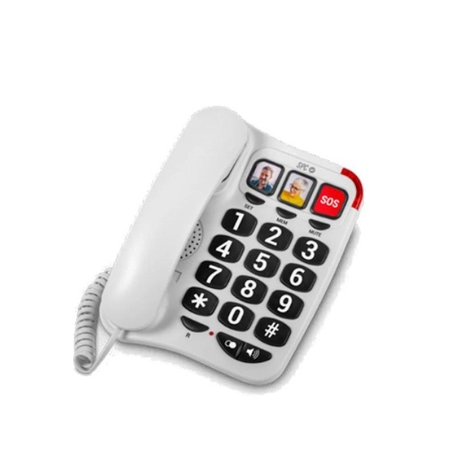 SPC - Telefono CONFORT NUMBERS 2 Blanco (Ref.3295B)