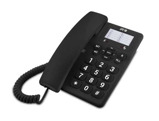 SPC - Telefono ORIGINAL 3M ML LCD Negro (Ref.3602N)