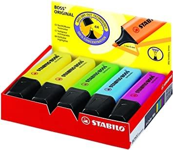 STABILO - BOSS MARCADOR FLUORESCENTE ESTUCHE 10 COLORES COLORMIX (Ref.70/10-1)